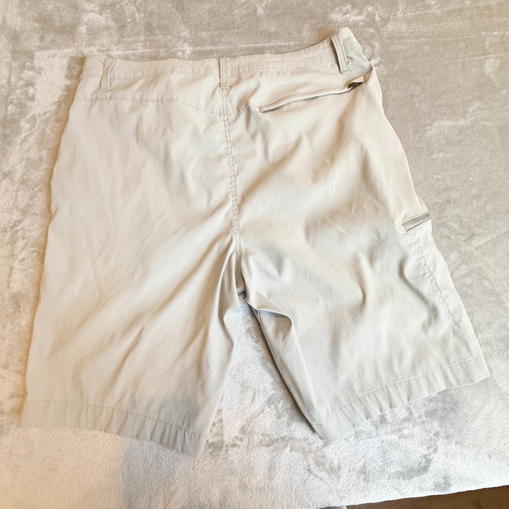Weatherproof Vintage Men's Cargo Shorts Size 36 Gray Stretch Performance Nylon - Picture 2 of 12